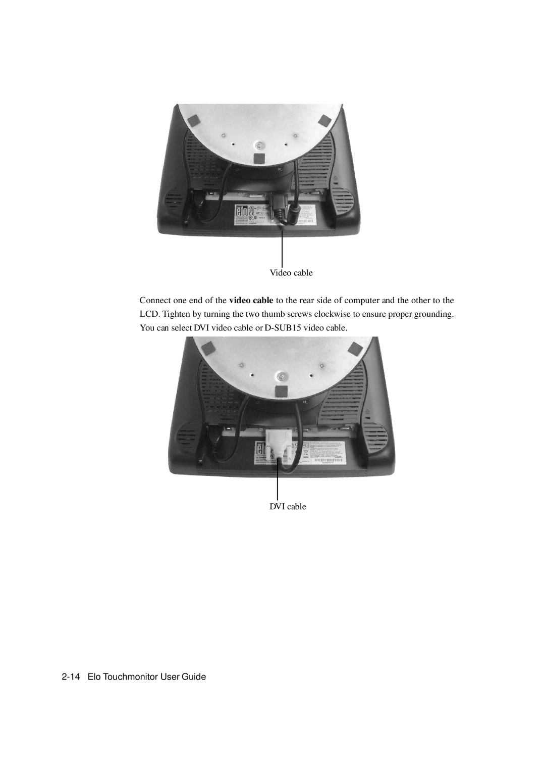 Tyco Electronics 1529L manual Elo Touchmonitor User Guide 