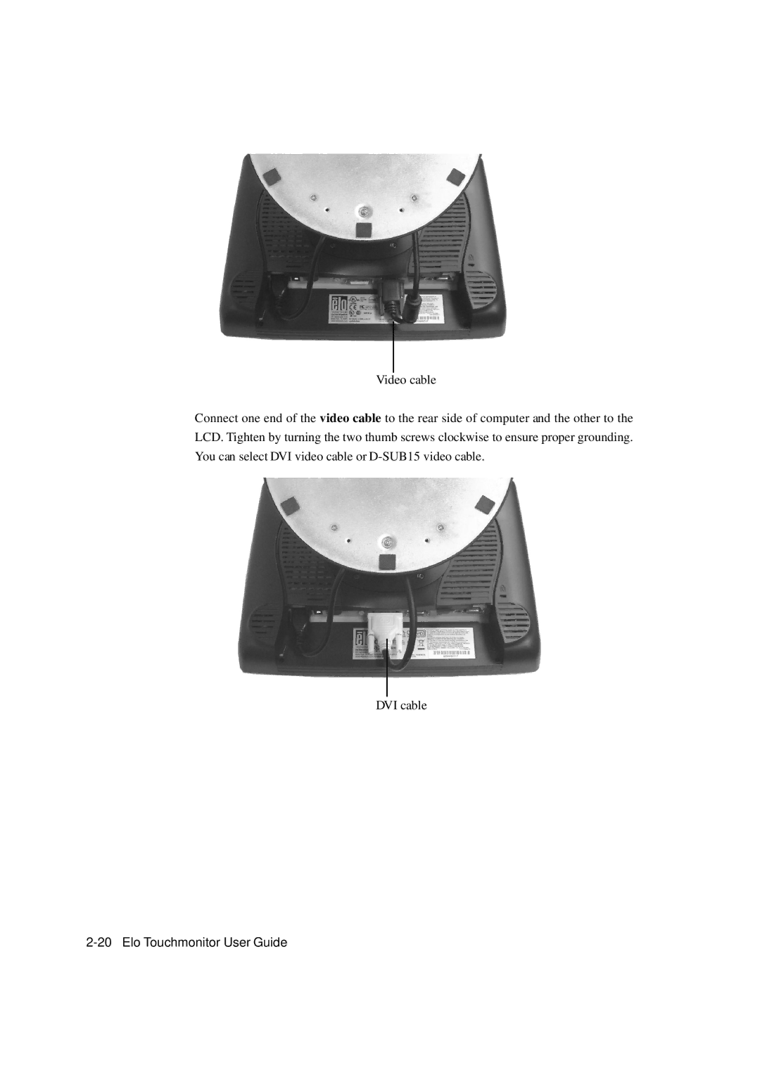 Tyco Electronics 1529L manual Elo Touchmonitor User Guide 