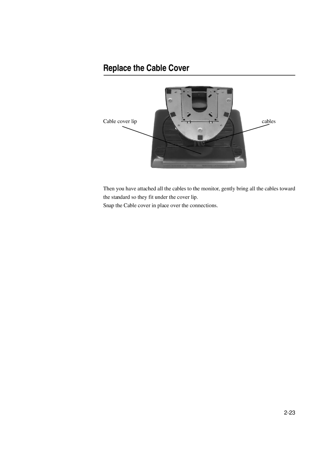 Tyco Electronics 1529L manual Replace the Cable Cover 