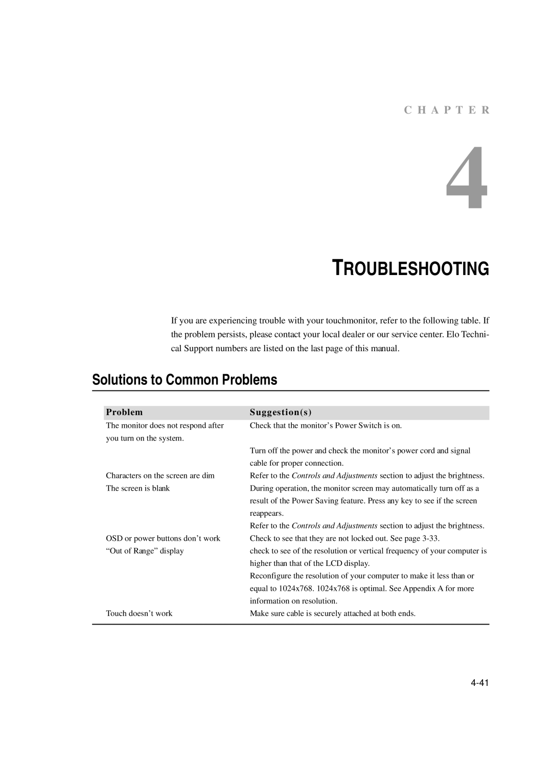 Tyco Electronics 1529L manual Troubleshooting, Solutions to Common Problems 