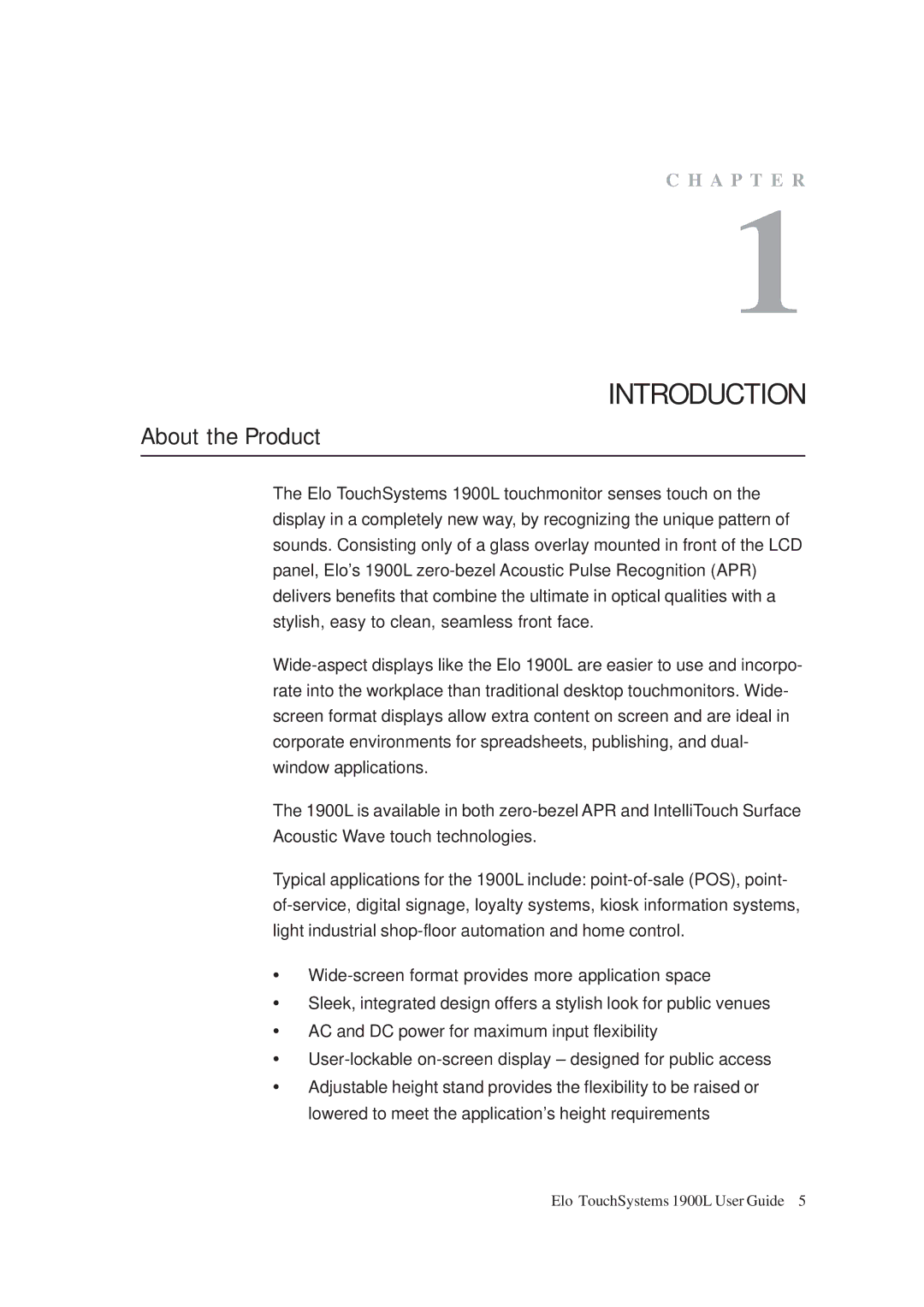 Tyco Electronics ET 1900L manual Introduction, About the Product 