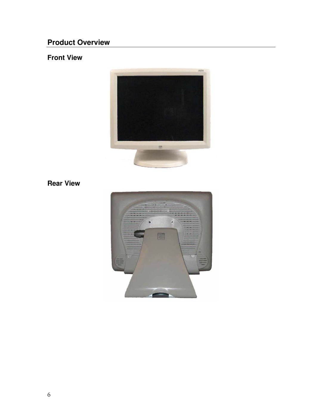 Tyco Electronics ET1528L manual Product Overview, Front View Rear View 