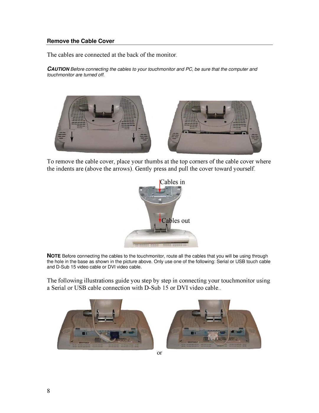 Tyco Electronics ET1528L manual Remove the Cable Cover 