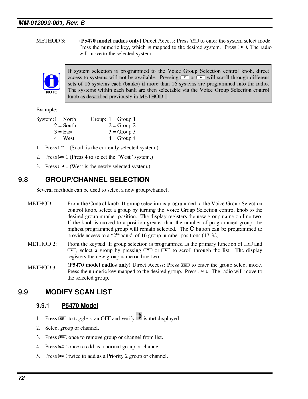 Tyco Electronics P5400 manual 1 P5470 Model, Method 