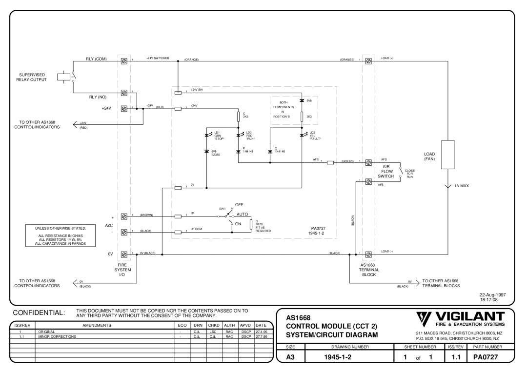 Tyco F3200 manual 1945-1-2 PA0727 