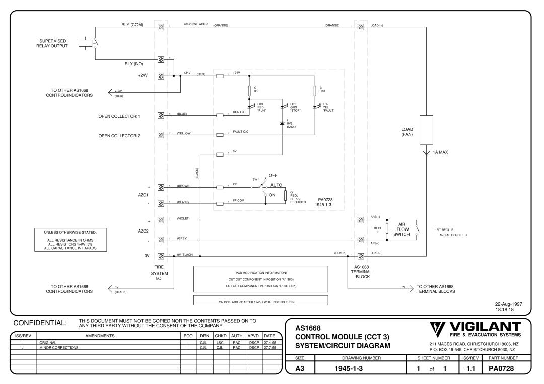 Tyco F3200 manual 1945-1-3 PA0728 