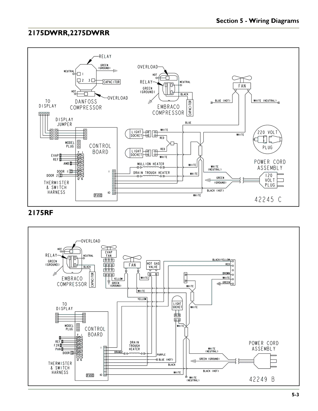 U-Line 2175/2275DWRR, 2275DWRWS, 2175WCOL, 2275DWRWOL, CLRCO2175, CO2175F, CO2175/CO2275DWR, CLR2160, 2175BEV, 2115WCOL 2175RF 