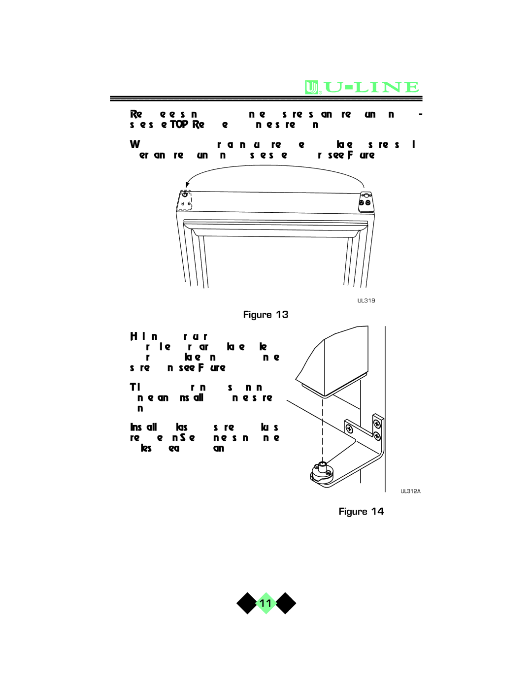 U-Line pmn manual UL319 