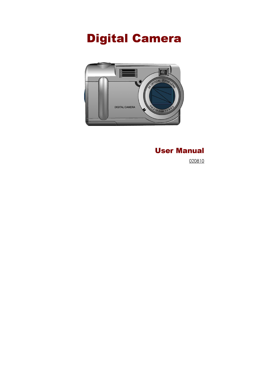 Ulead 020810 manual Digital Camera 