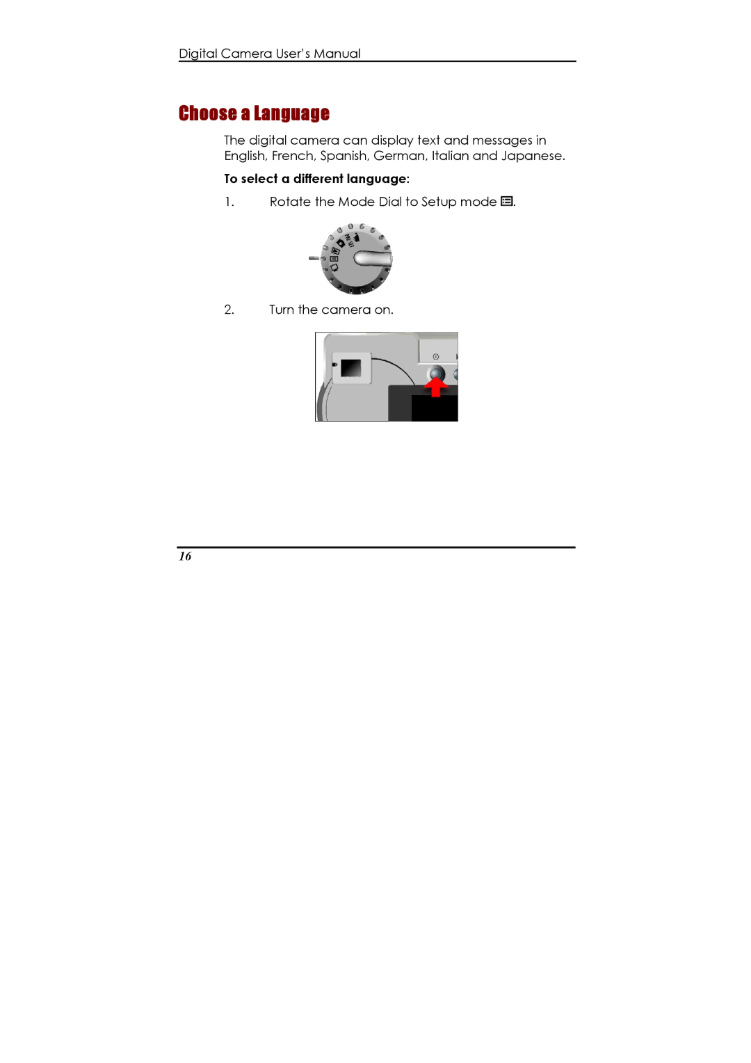 Ulead 020810 manual Choose a Language, To select a different language 