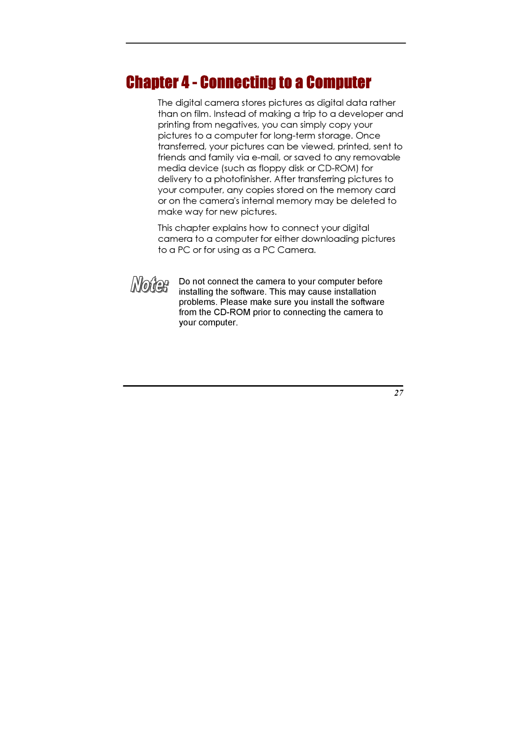 Ulead 020810 manual Connecting to a Computer 