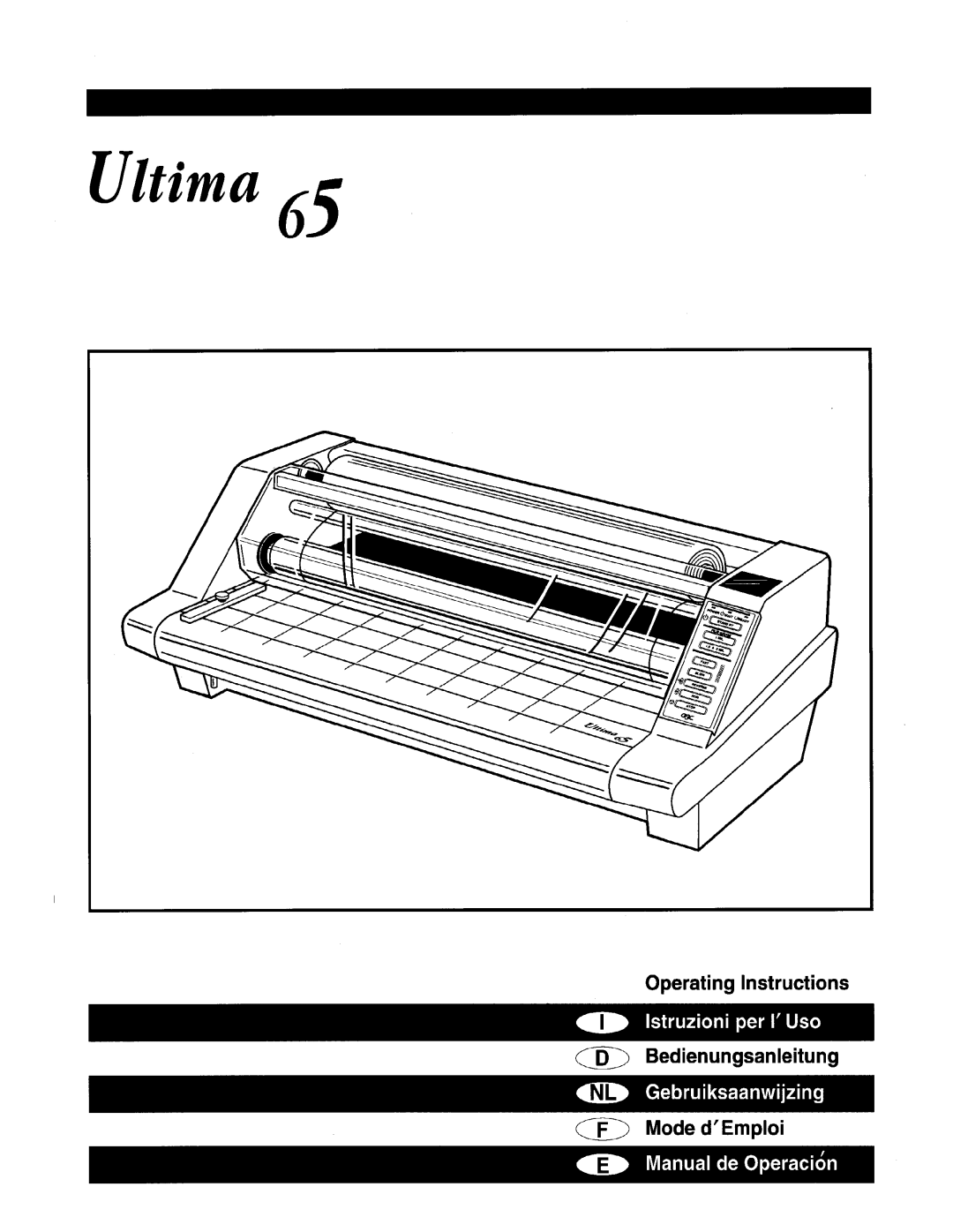 Ultima electronic 65 manual 