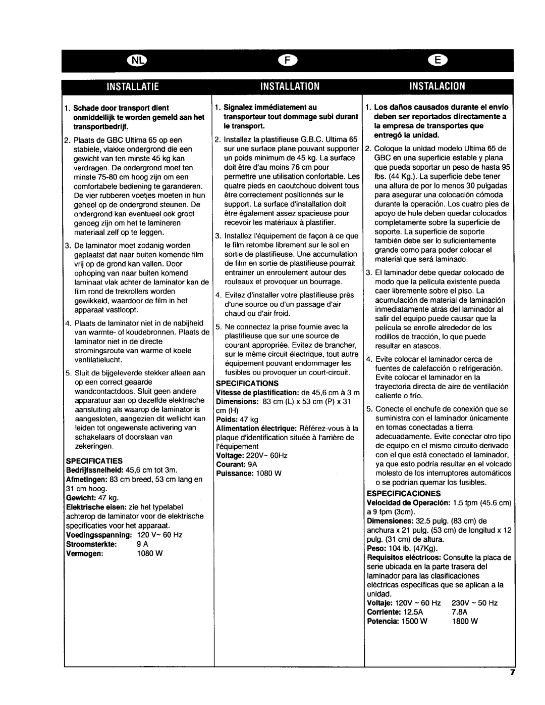 Ultima electronic 65 manual 