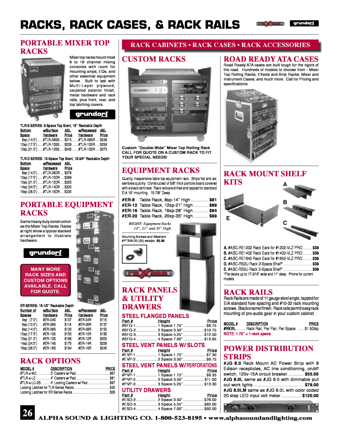 Ultimate Products JRX118S Racks, Rack Cases, & Rack Rails, Portable Mixer Top, Road Ready Ata Cases, Equipment Racks 