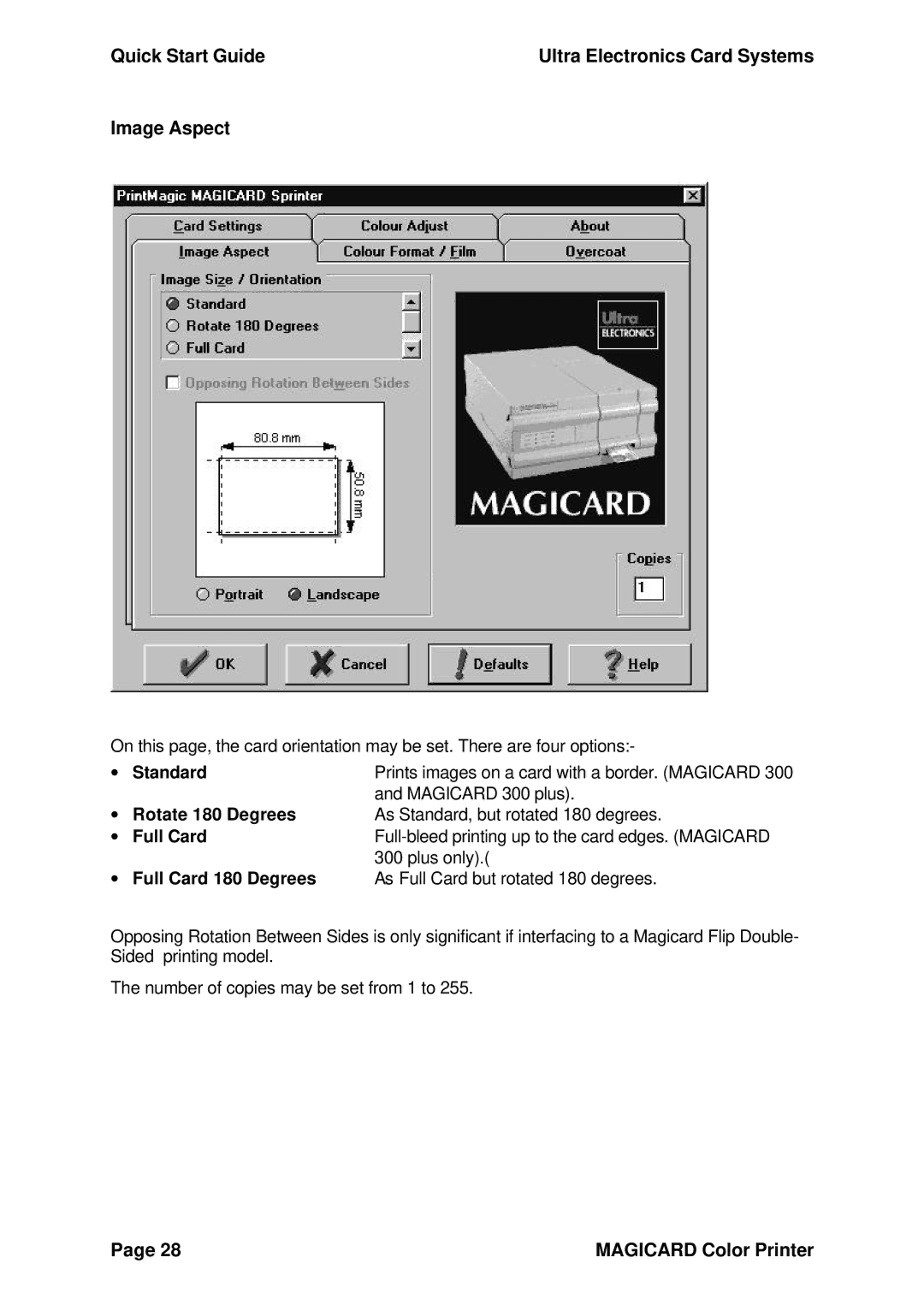 Ultra electronic 300plus quick start Standard 