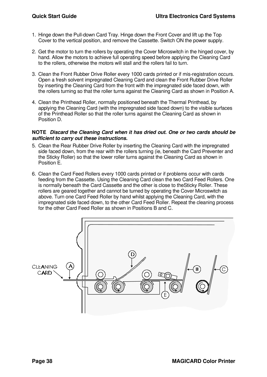 Ultra electronic 300plus quick start Quick Start Guide Ultra Electronics Card Systems 