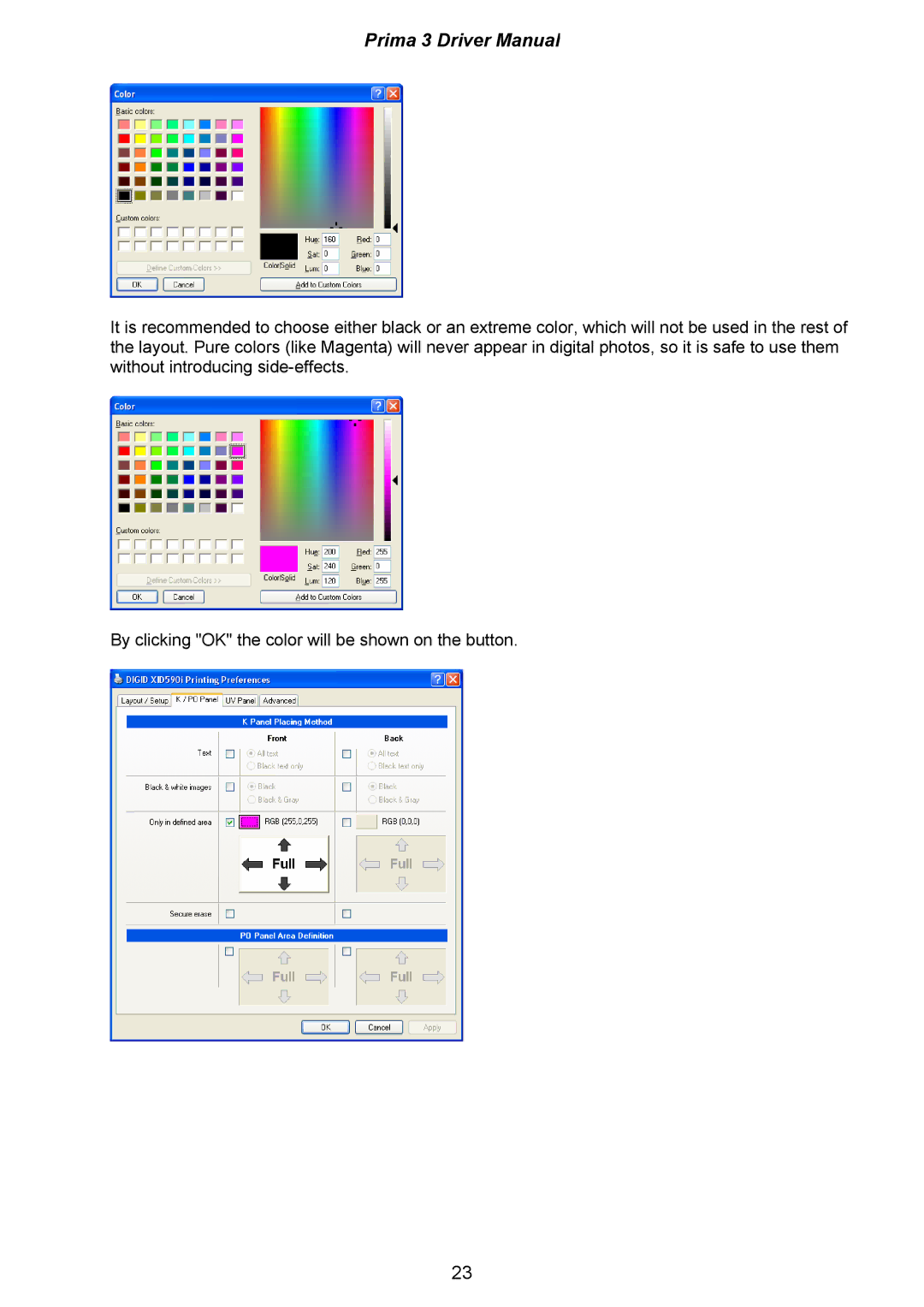 Ultra electronic XID570ie, XID590ie, XID580ie manual Prima 3 Driver Manual 