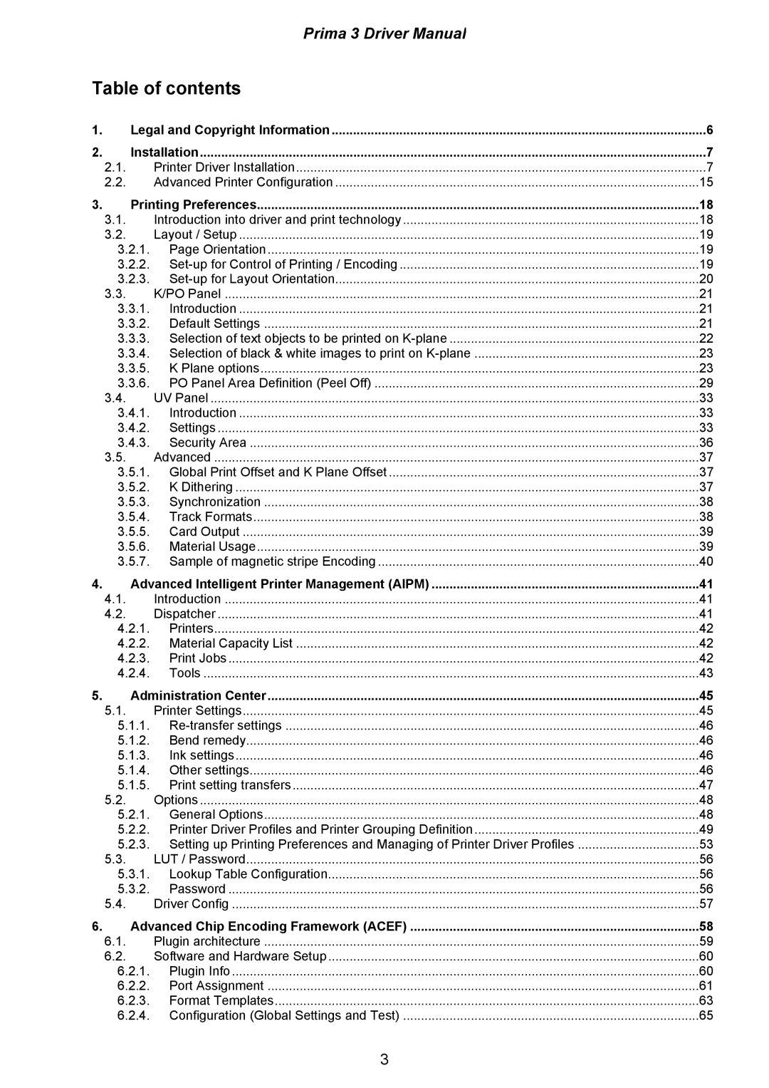 Ultra electronic XID590ie, XID580ie, XID570ie manual Table of contents 