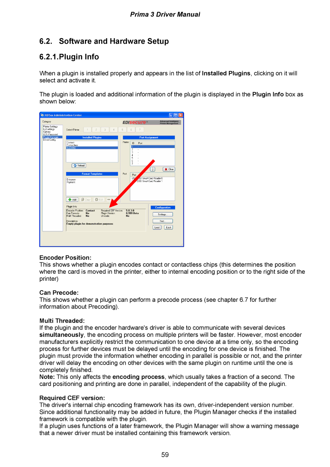 Ultra electronic XID570ie, XID590ie Software and Hardware Setup Plugin Info, Encoder Position, Can Precode, Multi Threaded 