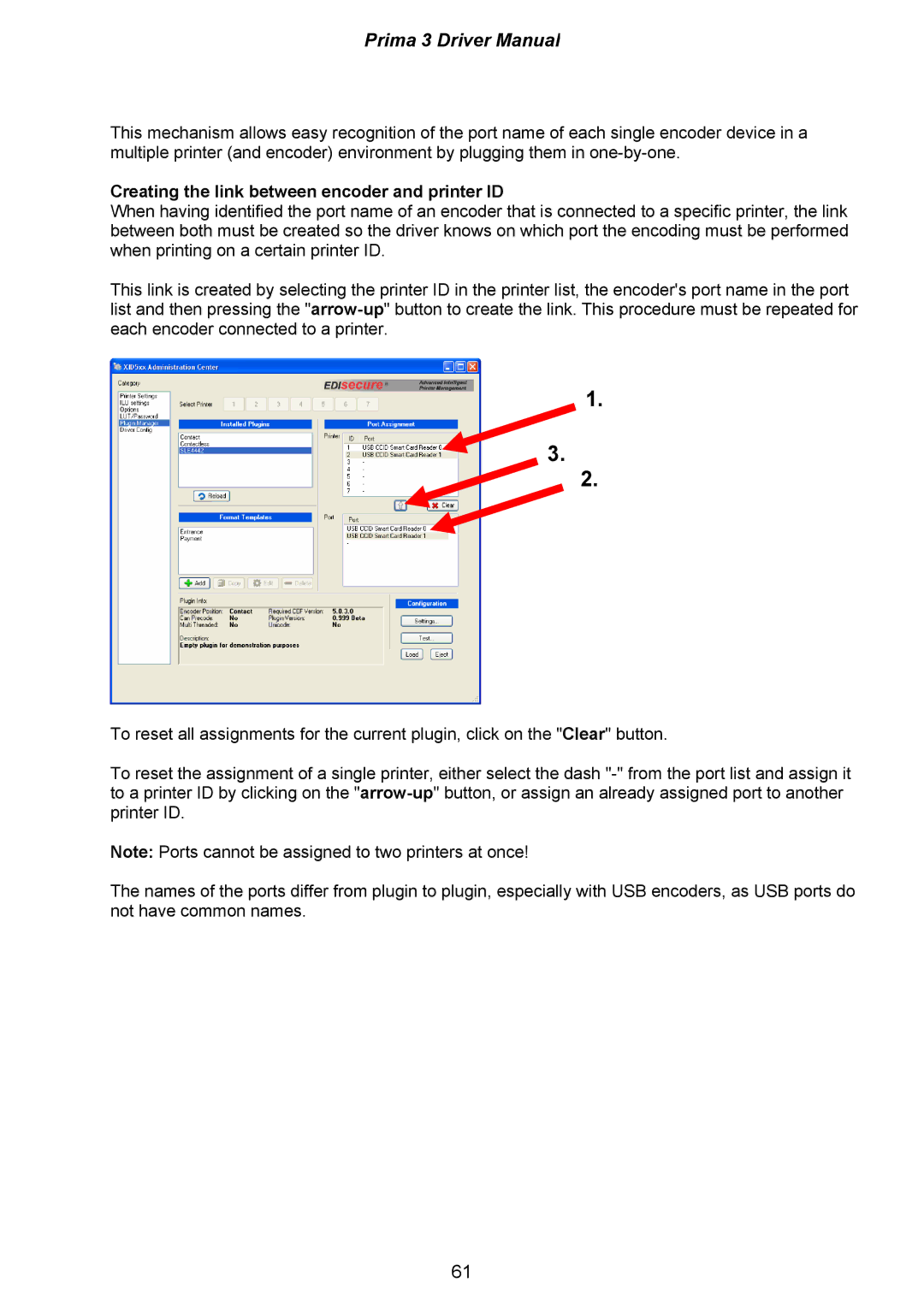 Ultra electronic XID580ie, XID590ie, XID570ie manual Creating the link between encoder and printer ID 