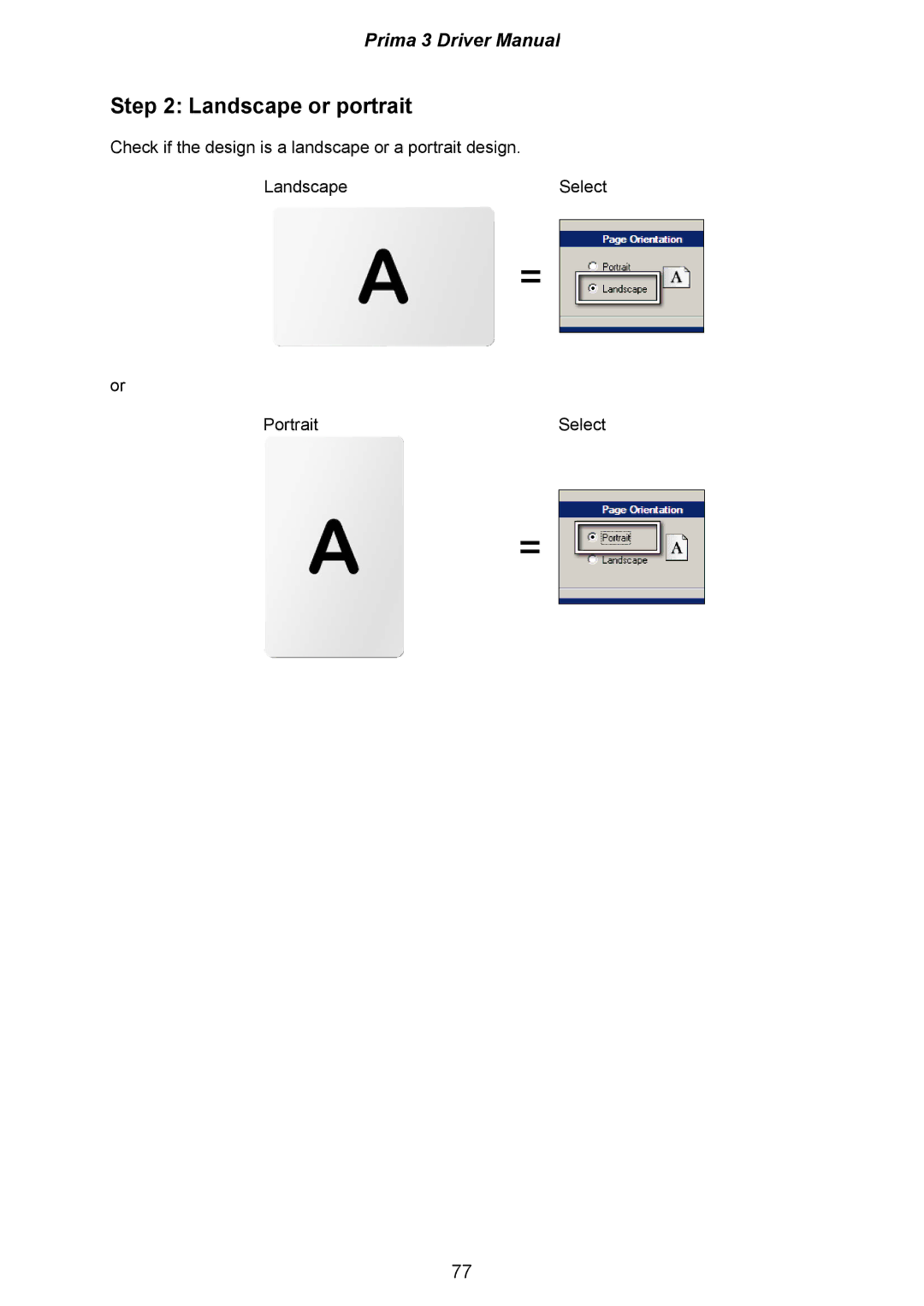 Ultra electronic XID570ie, XID590ie, XID580ie manual Landscape or portrait 