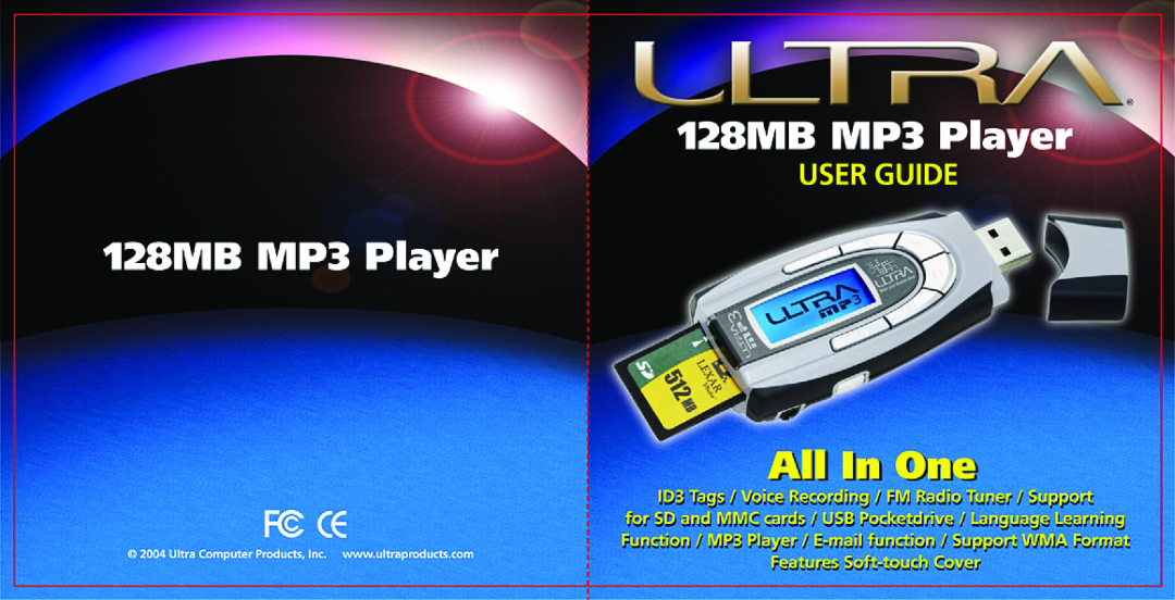 Ultra Products MP3 Player manual 