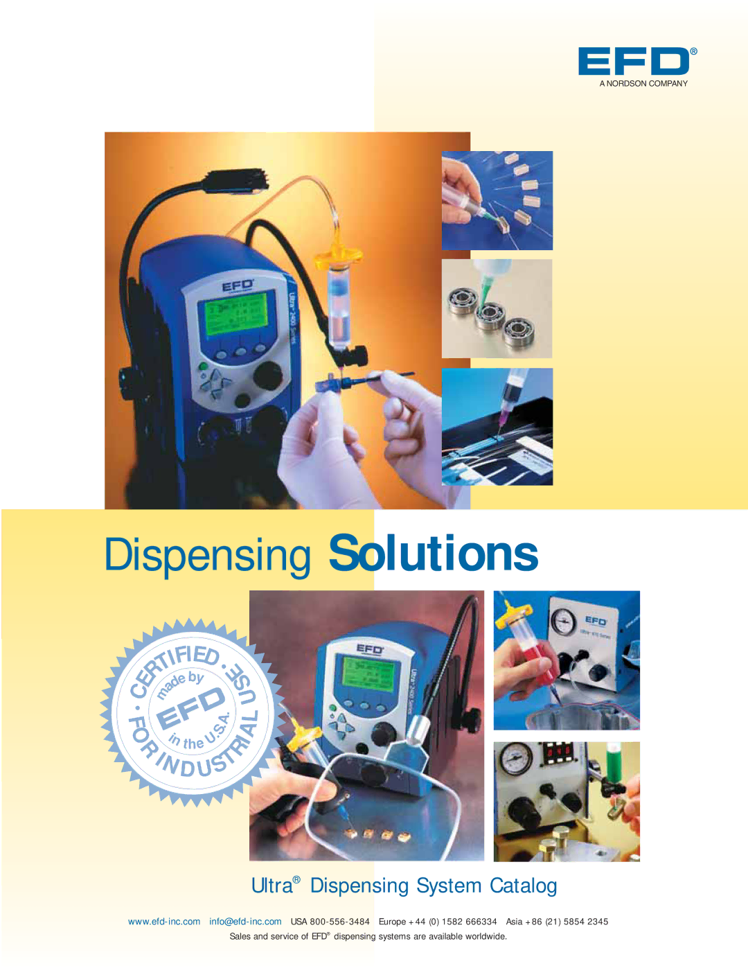 Ultra Products v051806 manual Dispensing Solutions 