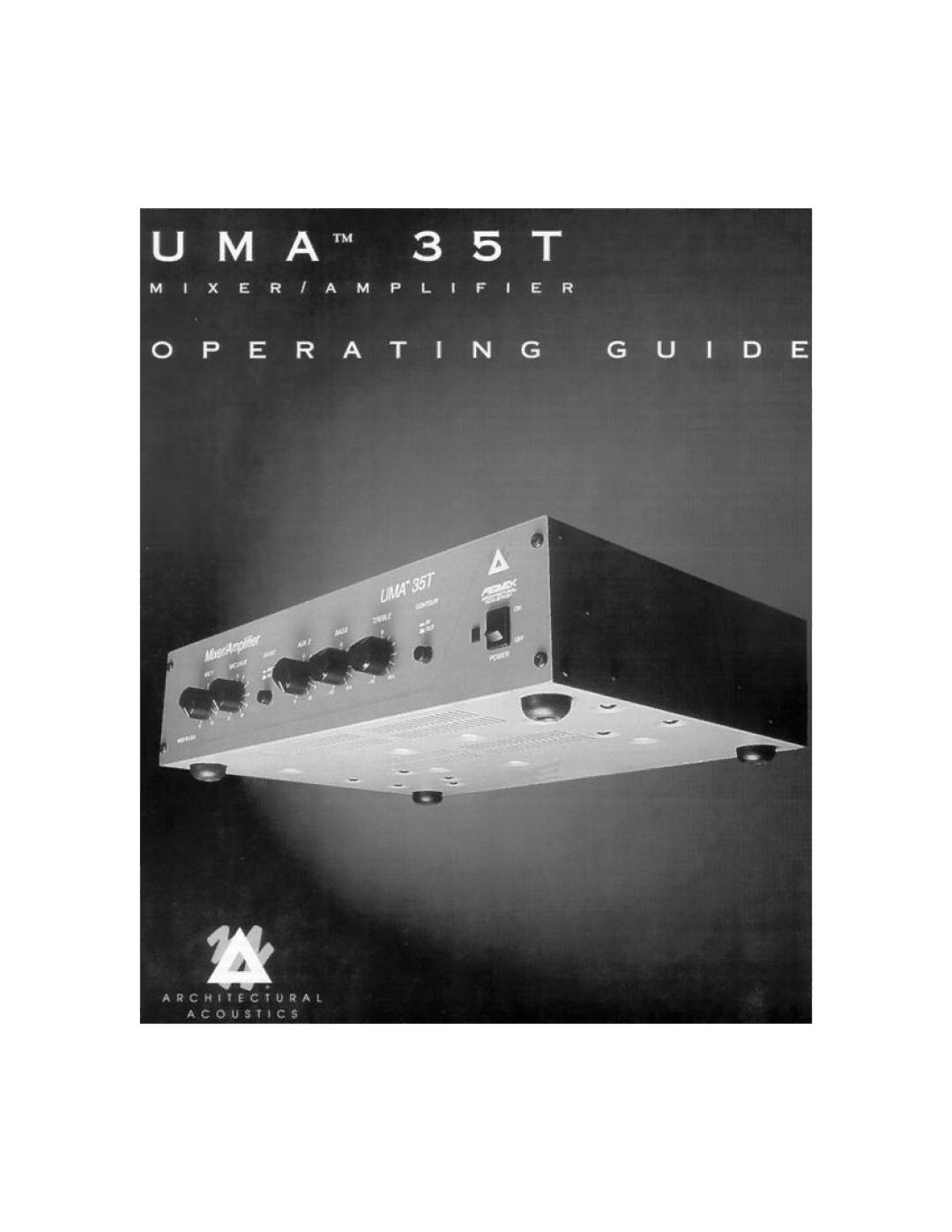 UMA Enterprises UMA 35T manual 