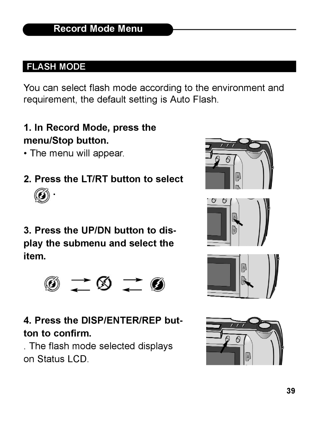 UMAX Technologies 540 user manual Flash Mode 