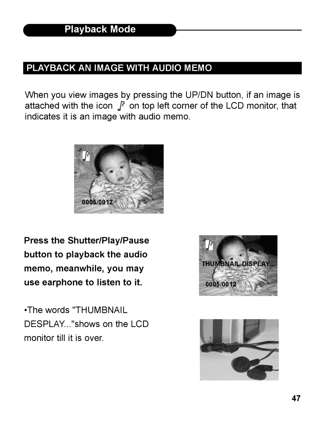 UMAX Technologies 540 user manual Playback AN Image with Audio Memo 