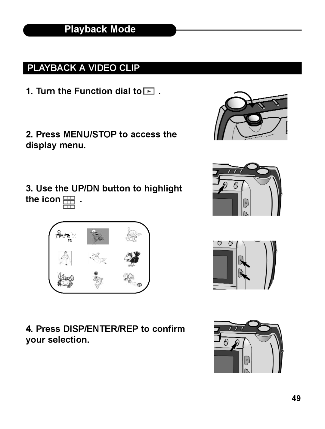 UMAX Technologies 540 user manual Playback Mode 