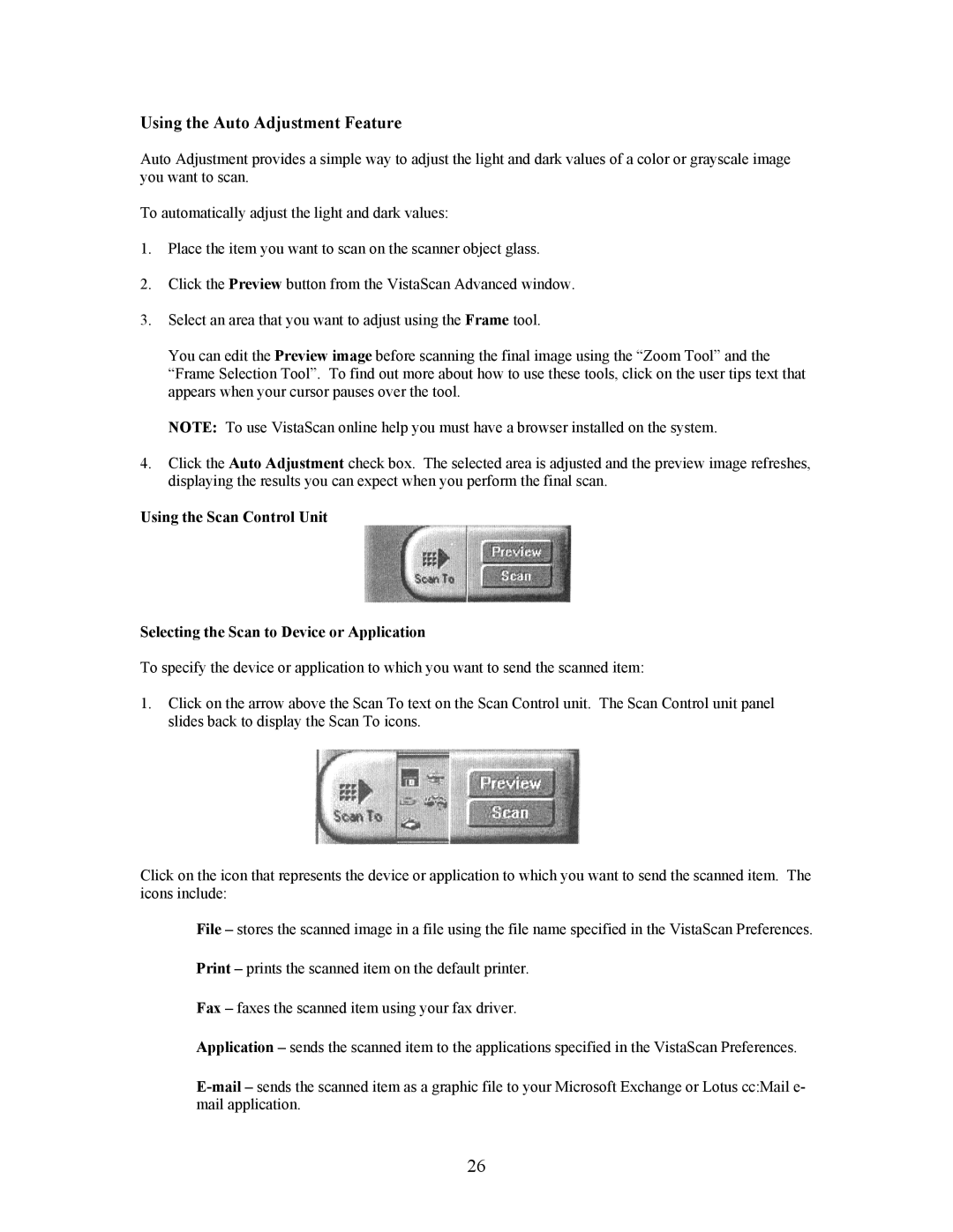 UMAX Technologies Astra 3400, 3450 owner manual Using the Auto Adjustment Feature 