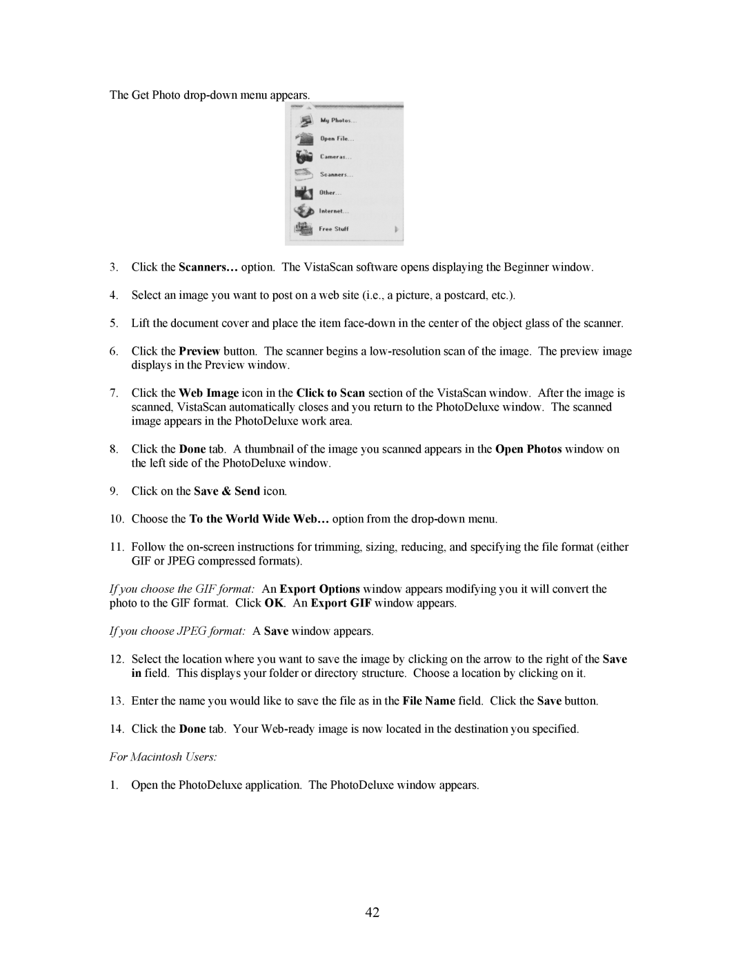 UMAX Technologies Astra 3400, 3450 owner manual If you choose Jpeg format a Save window appears 