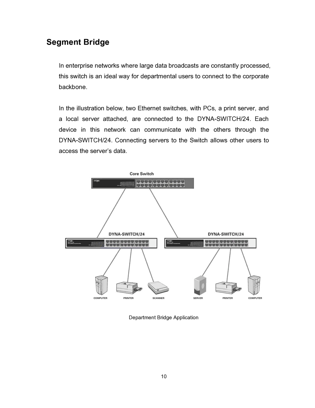 UNICOM Electric fep-31024t-2 specifications Segment Bridge 