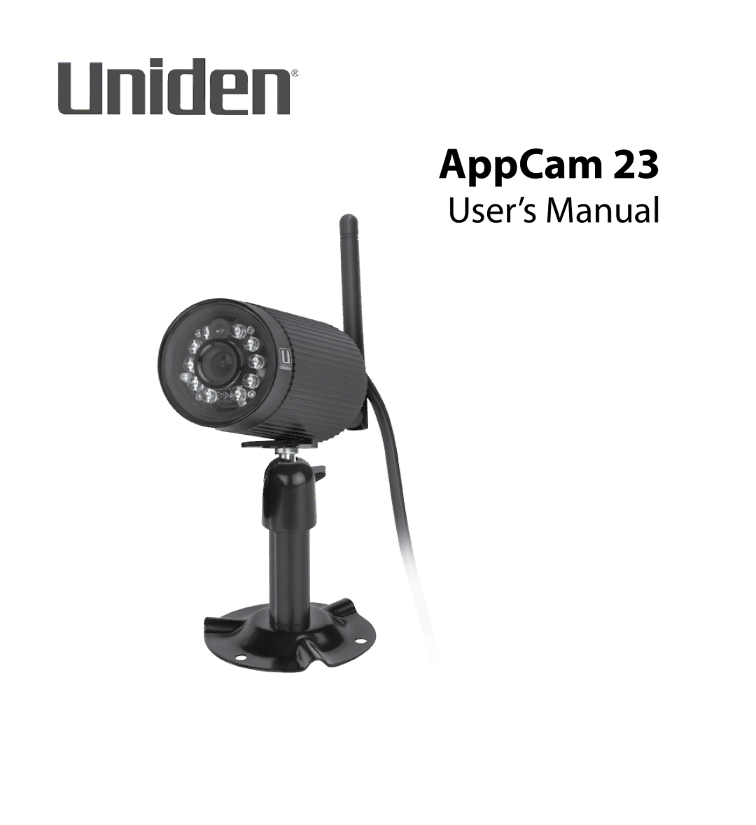 Uniden 23 user manual AppCam 