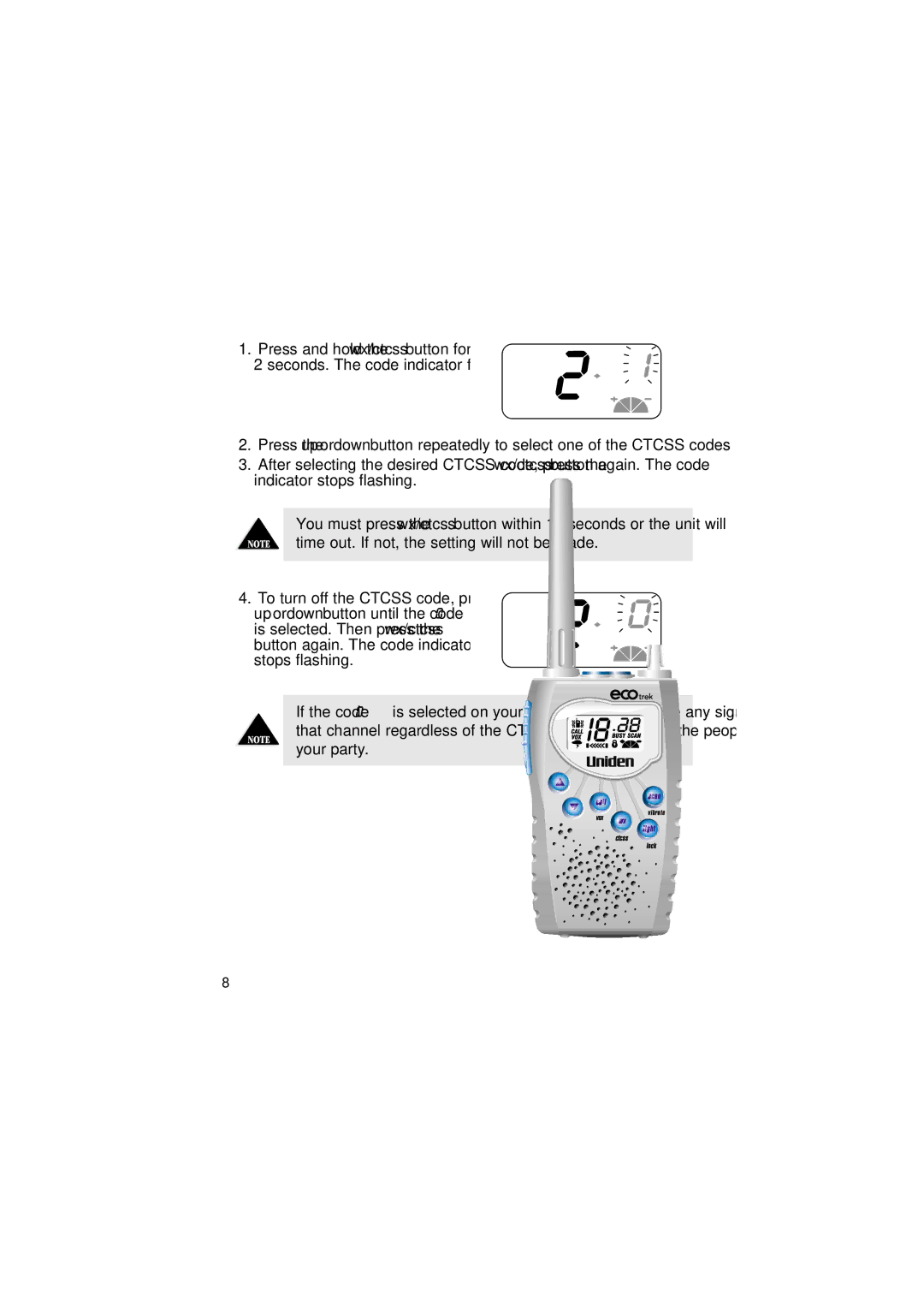 Uniden 550W manual 