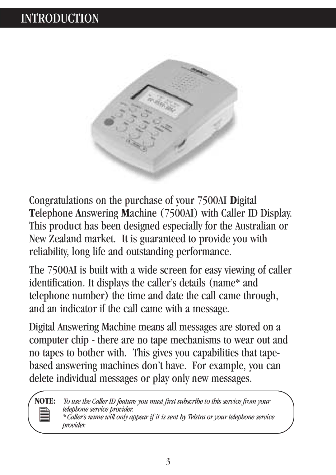 Uniden manual Introduction, Congratulations on the purchase of your 7500AI Digital 