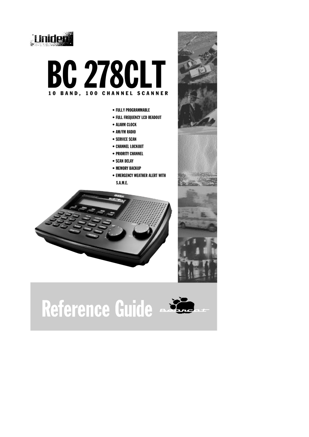 Uniden BC 278CLT manual 