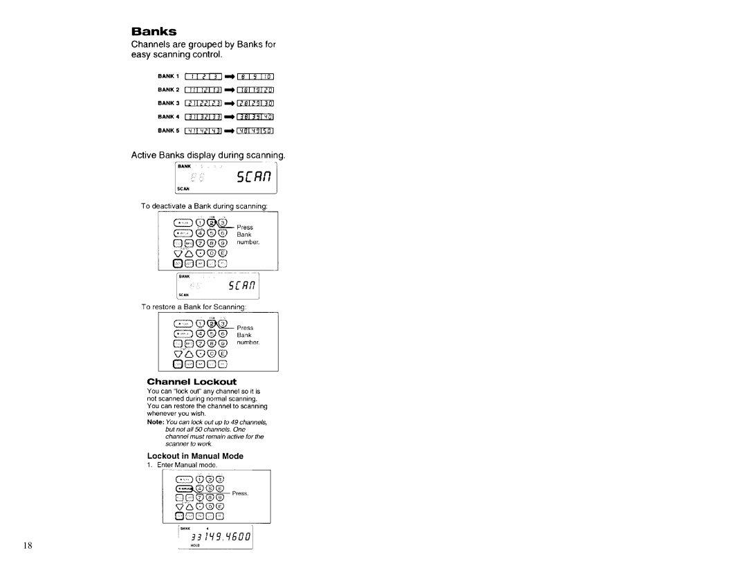 Uniden BC80 XLT manual 