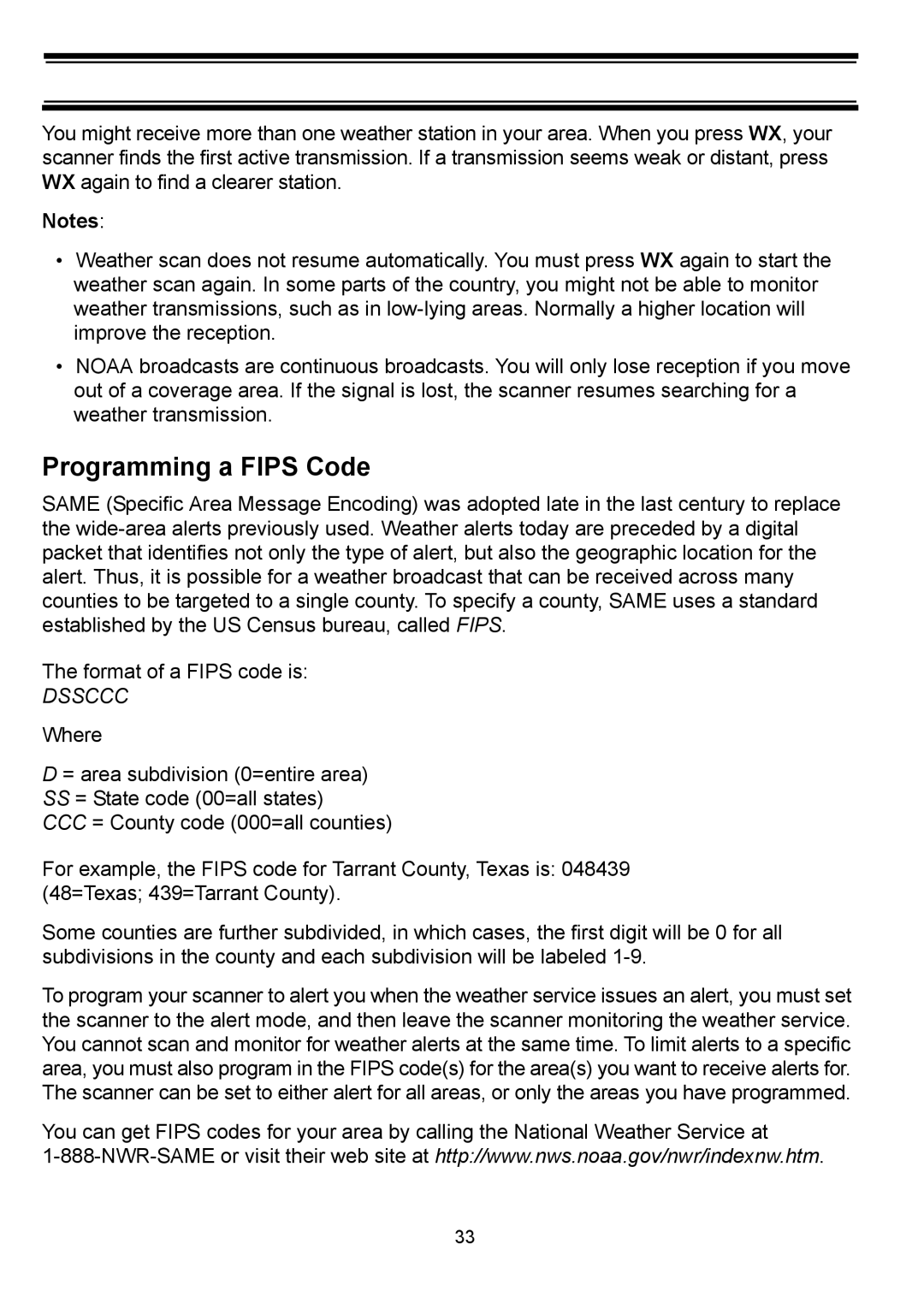 Uniden BC898T manual Programming a Fips Code, Dssccc 