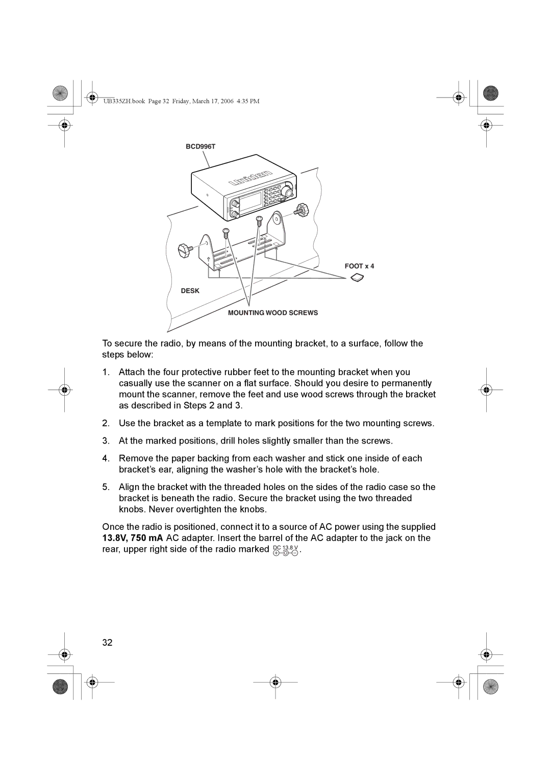 Uniden BCD996T manual 