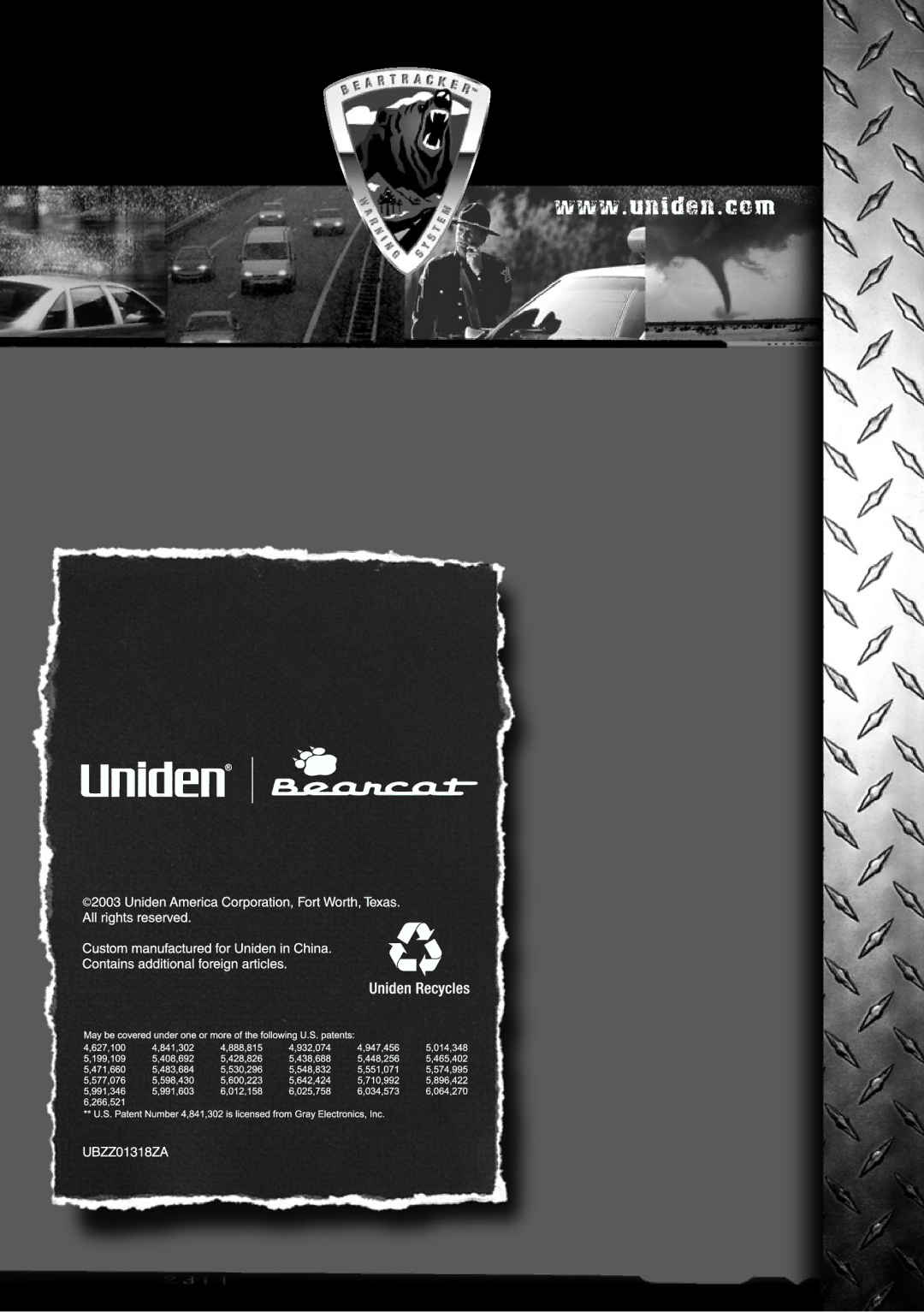 Uniden BCT-8 manual 