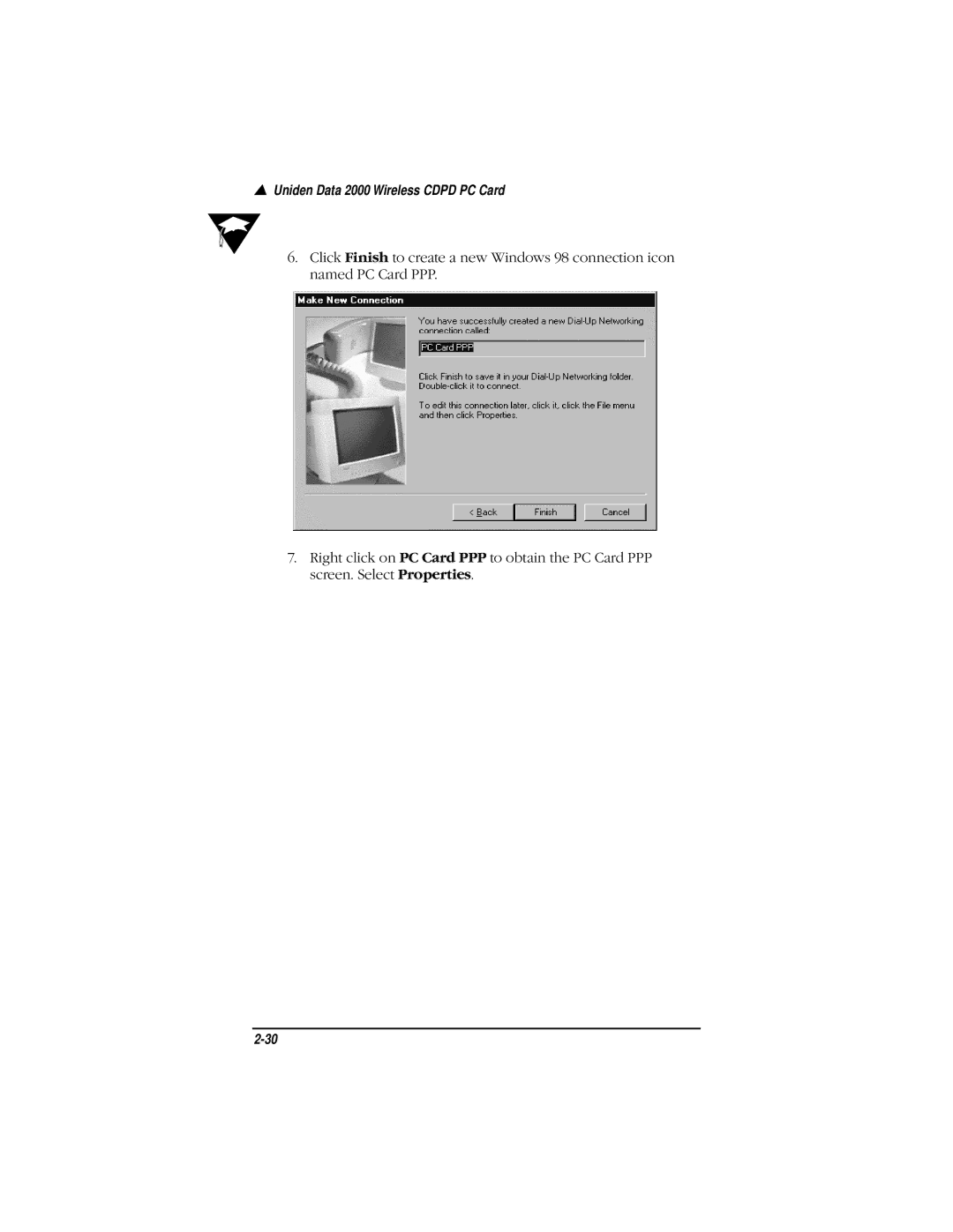 Uniden Data 2000 Wireless CDPD PC Card manual Uniden Data 2000 Wireless Cdpd PC Card 