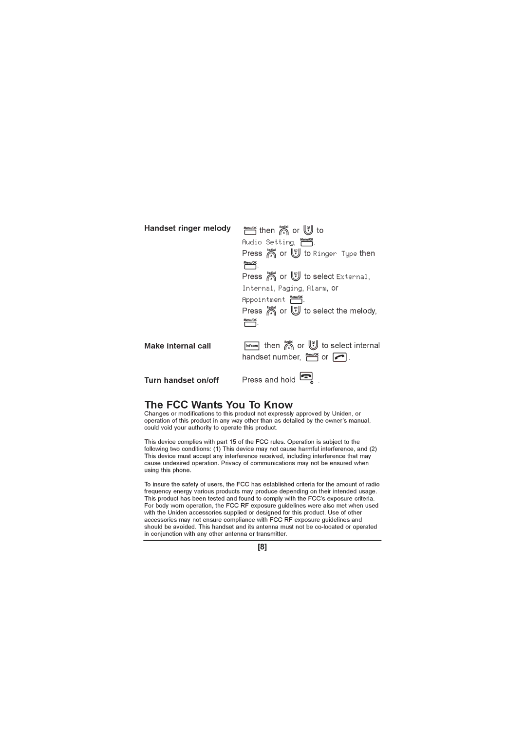 Uniden DCX100 manual FCC Wants You To Know 