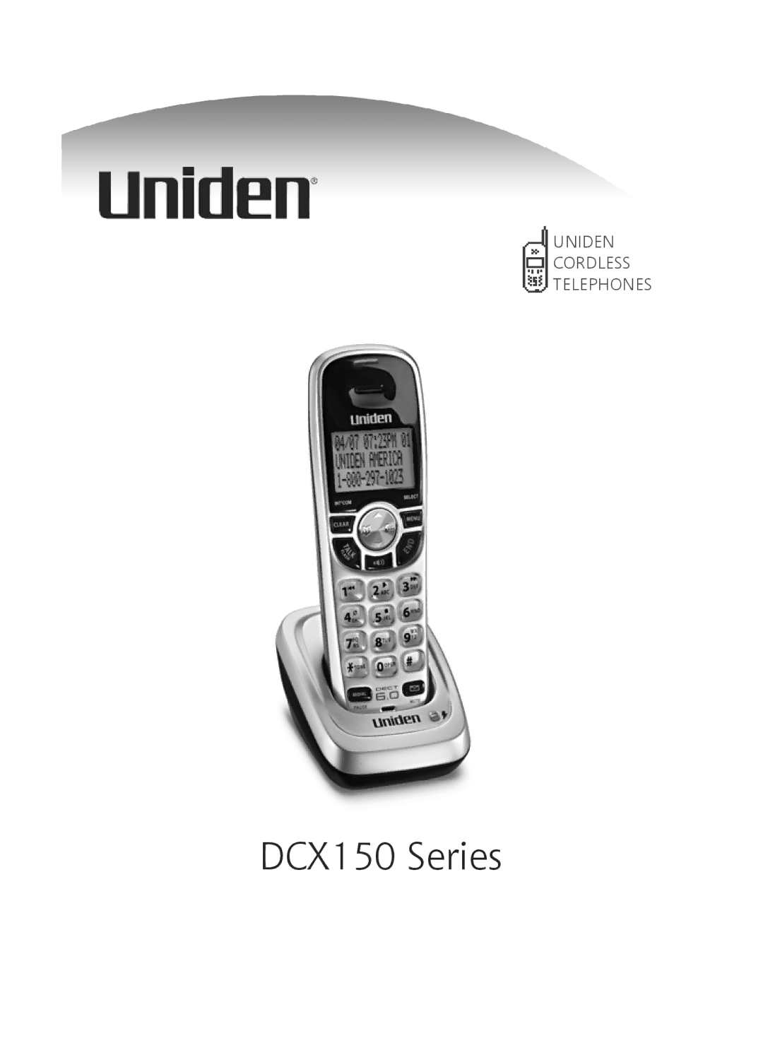 Uniden Uniden DCX150 manual DCX150 Series 