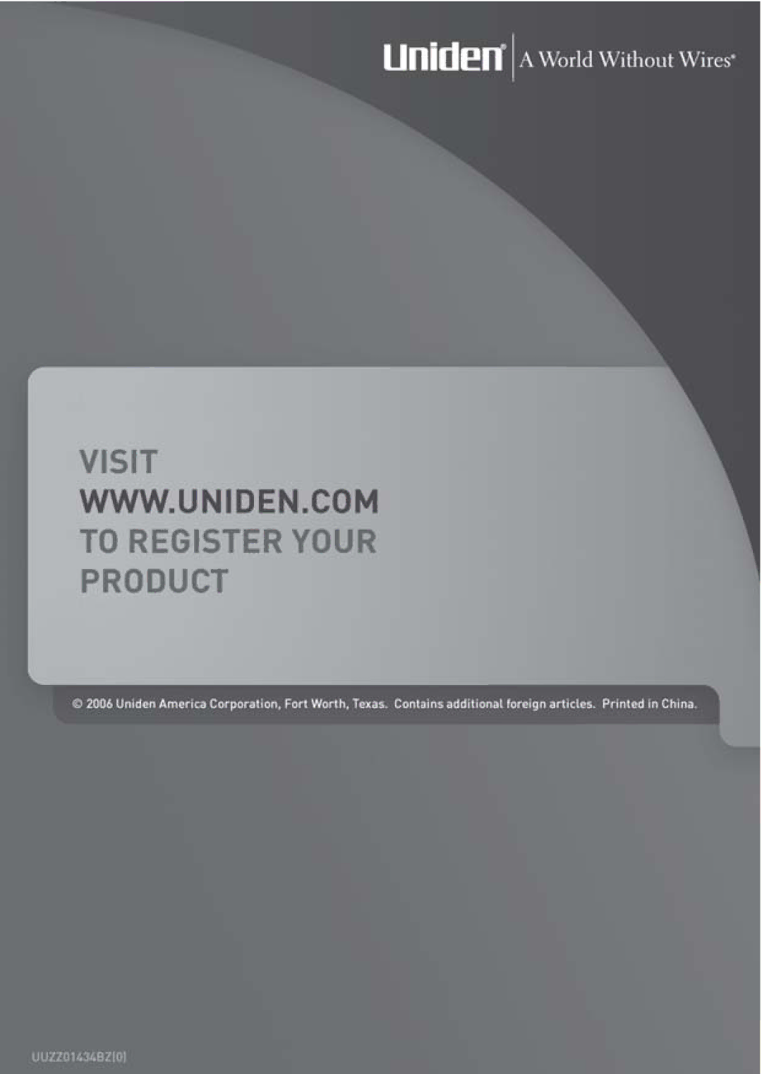 Uniden DCX750 manual 