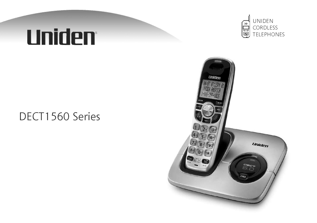 Uniden DECT1560 Series manual 