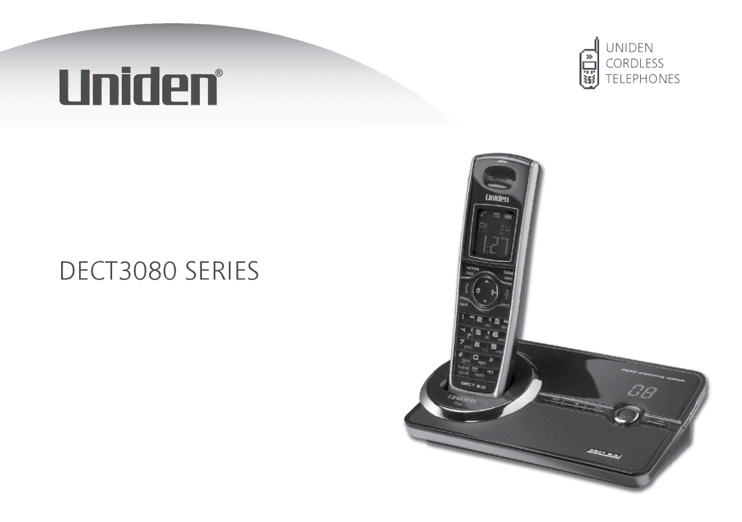 Uniden manual DECT3080 Series 