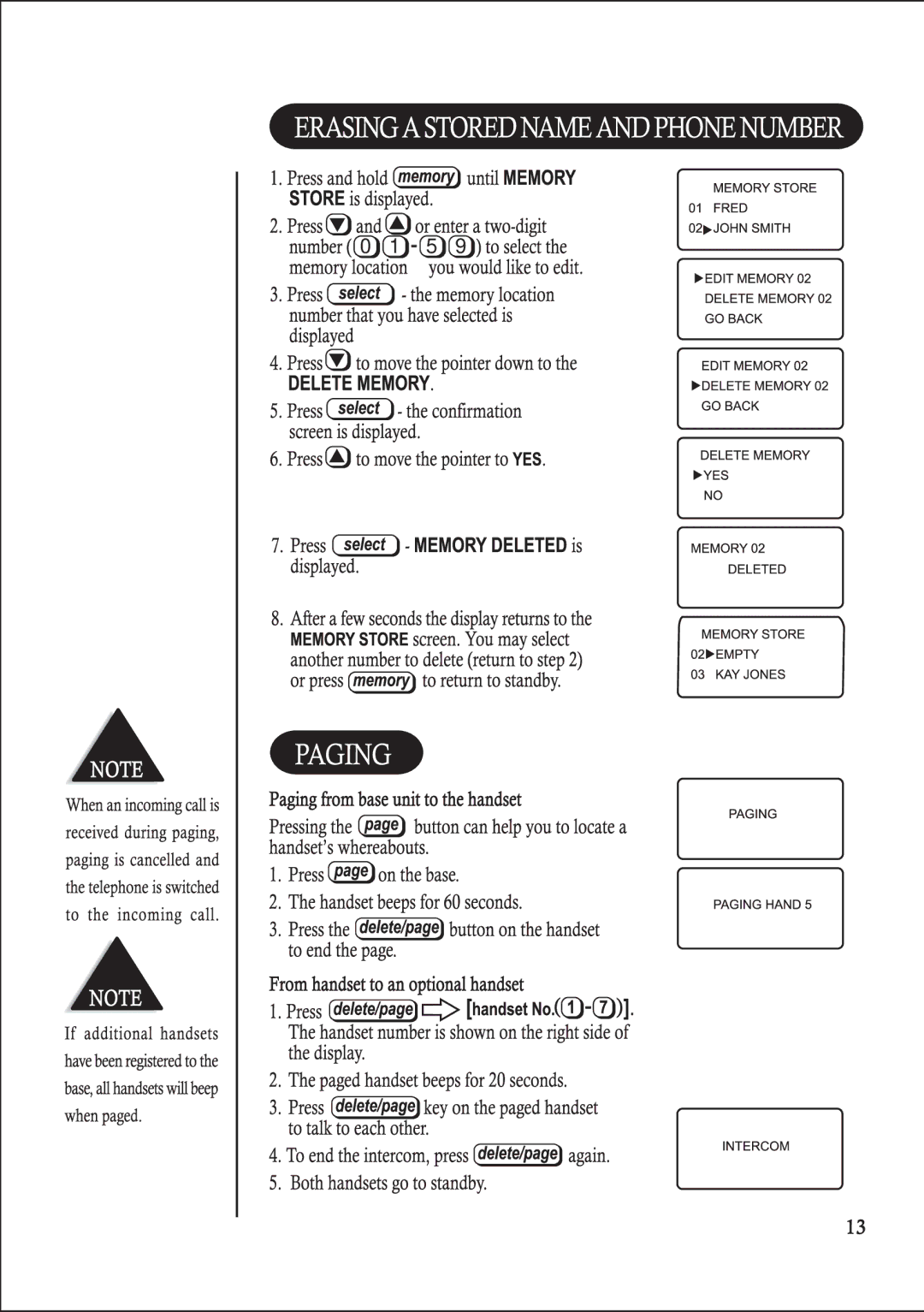 Uniden DSS2115 quick start 