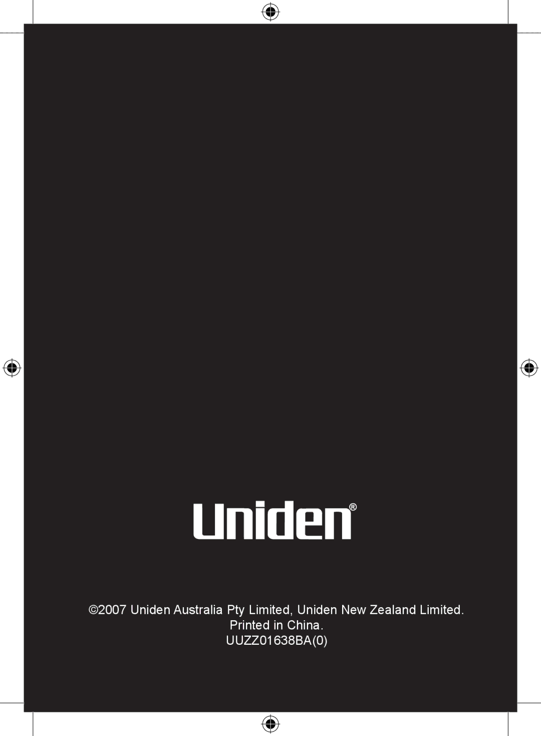 Uniden DSS7905 owner manual 